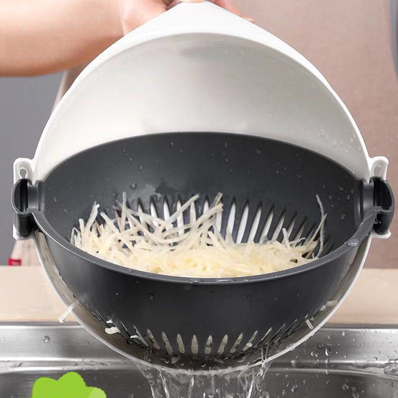 New multi-functional Vegetable & Sheese SLICER CUTTER, cutting machine with washing basket