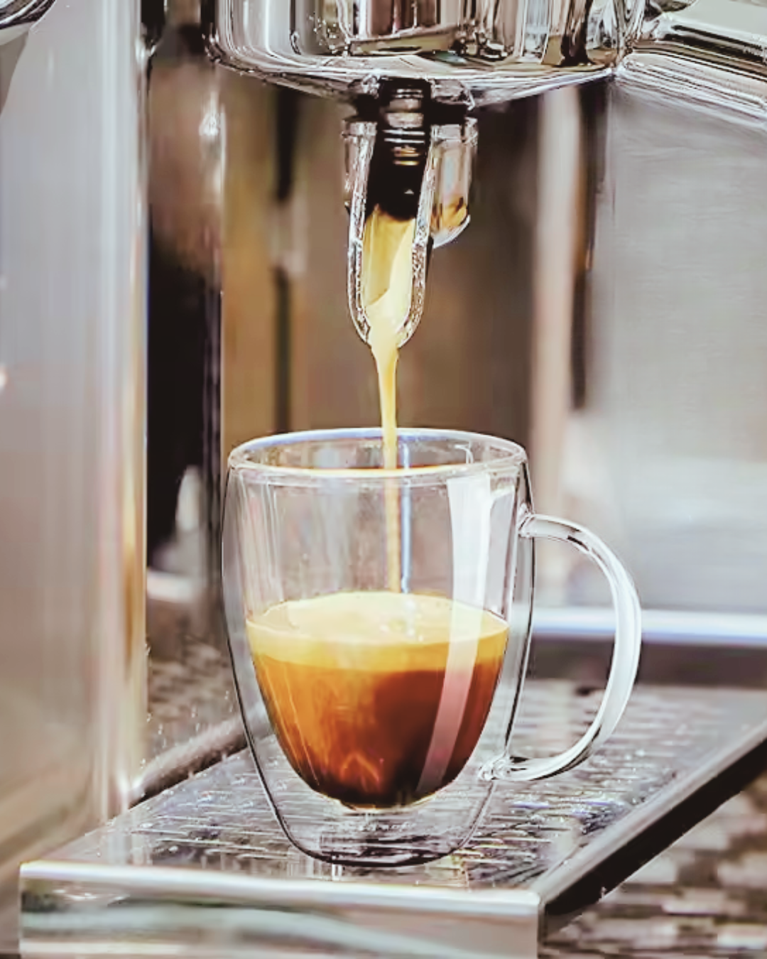 Double-wall Cups, Borosilicate Glass with handle, 5 oz (150 ml)